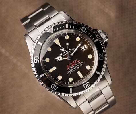 rolex sea dweller red vintage